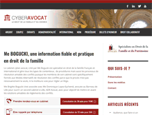 Tablet Screenshot of cyber-avocat.com